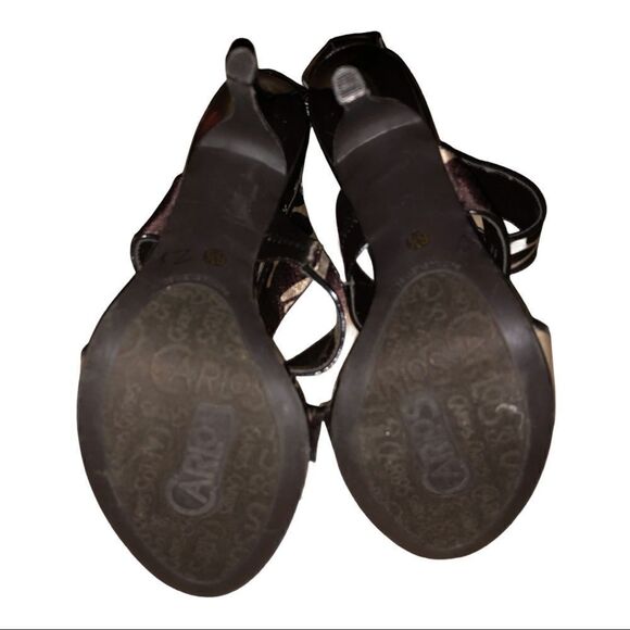 Carlos Santana Giraffe 🦒 Print High Heels - Picture 4 of 7